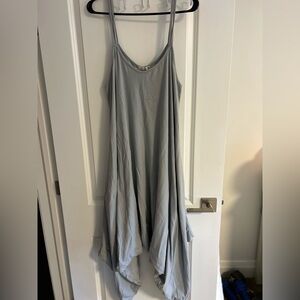 Luukaa Flowing Gray Harem Jumpsuit